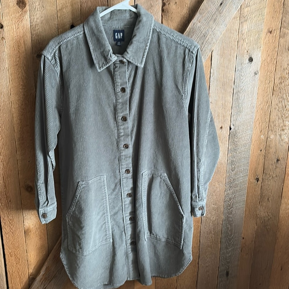 Gap corduroy dress women petite small